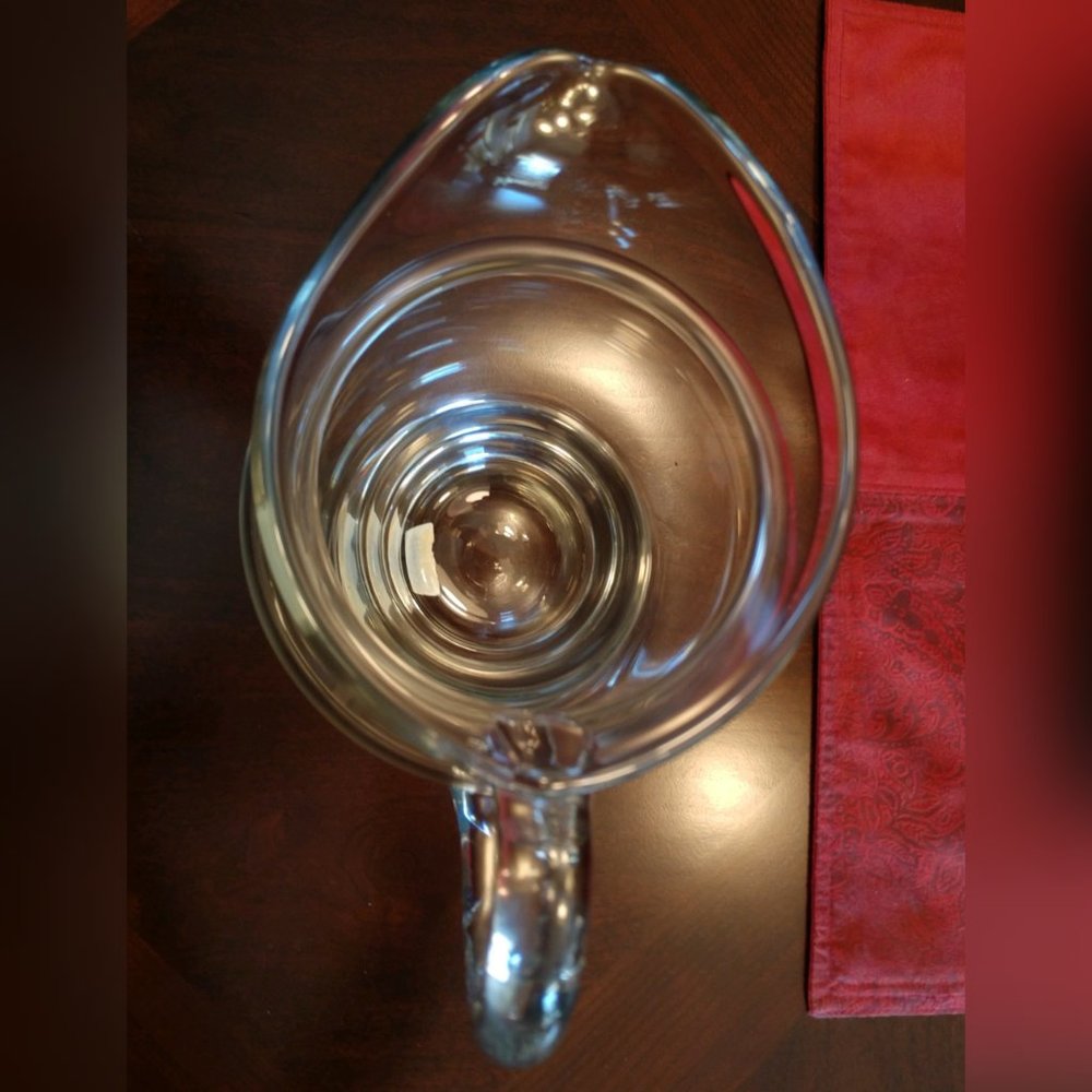 NWT-Block Crystal Mouth Blown Pitcher/Vase Made in Poland - Picture 2 of 4